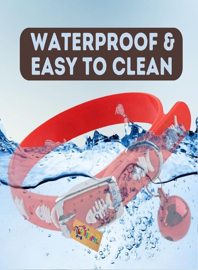 ويستيرن إرا طوق قطط مطاطي سيليكوني متعدد الألوان قابل للتعديل من ويسترن إيرا، تصميم أنيق للتدريب، يعيد تعريف أسلوب القطط، طوق قطط مطاطي بألوان زاهية، طوق قطط سيليكوني مع جرس (عشوائي) - Image 2